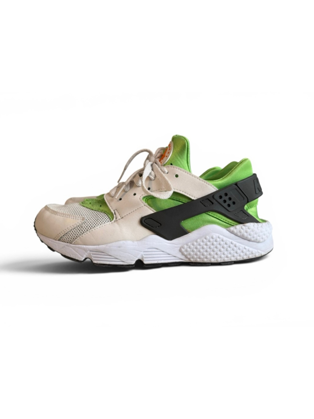 Nike Air Huarache Run 318429-304 Green White Black Men’s Size 10 Rare Retro